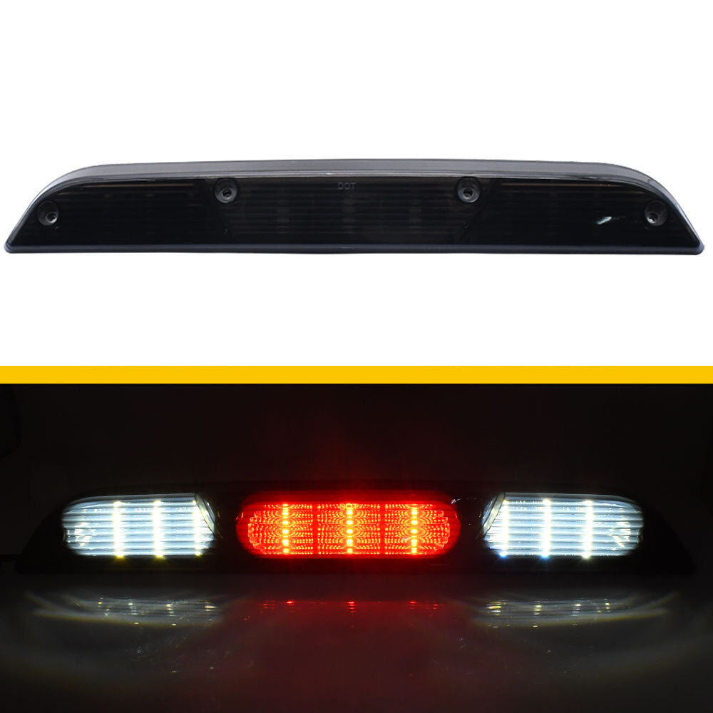 Smoked finish suitable for 2015-2020 F150 third brake light LED rear reverse cargo light - n