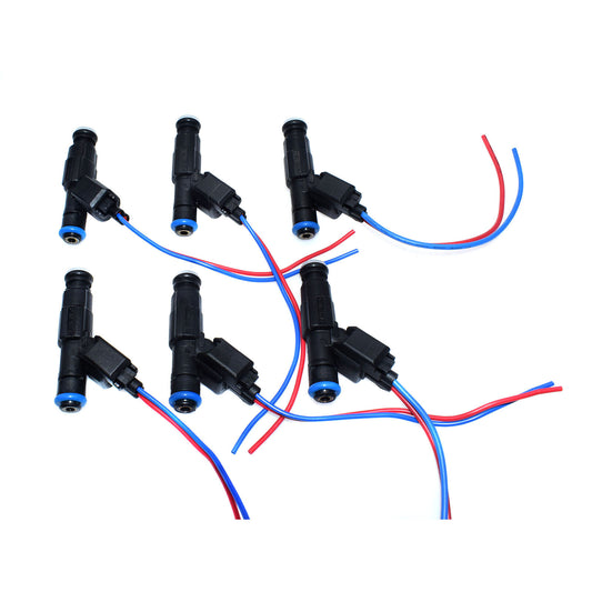 6-Piece Fuel Injector and Connector Wiring Plugs for for Jeep Cherokee for Wrangler 0280155784- v