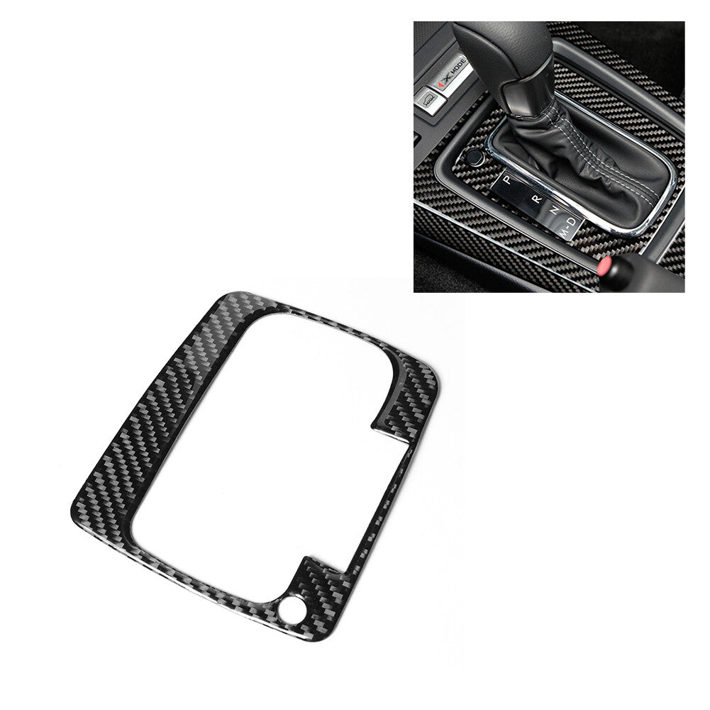 Red Carbon Fiber Gear Shift Button Interior Trim For 6Series F12 F13 2011-18 v