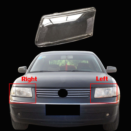 Left Side Headlight Lens Headlamp Shell Cover Cap Fit for VW for Passat B5 1997-2000