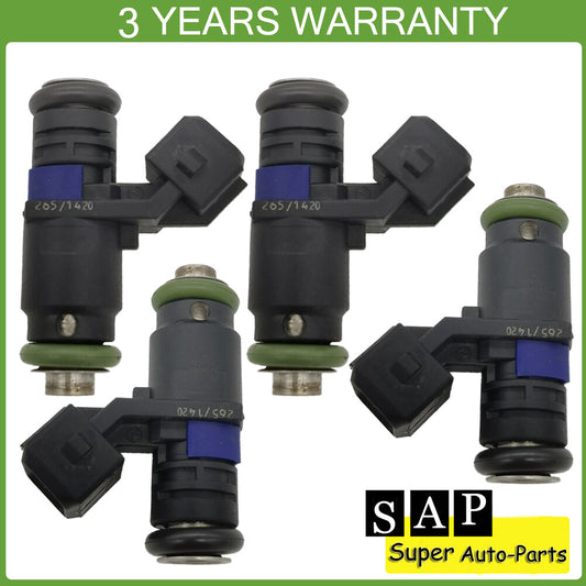 Set of 4 Fuel Injector 8200511099 Fits for Renault Megane Sport F4R 774 F4Rt 774