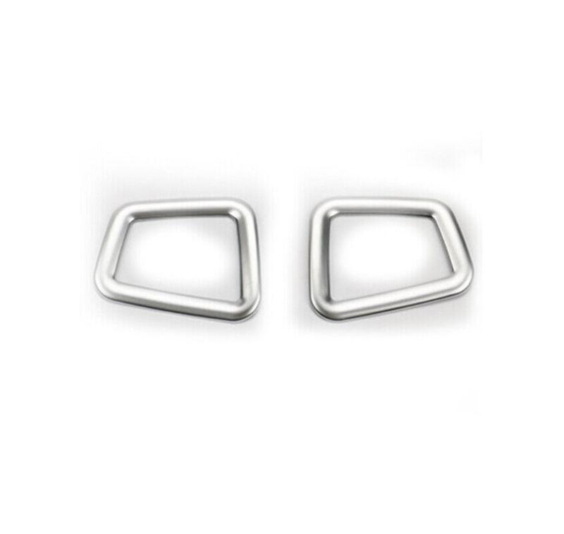 Dashboard LR Air Outlet Vent Trim 2pcs for Ford Explorer 2011-2019 ABS Silver