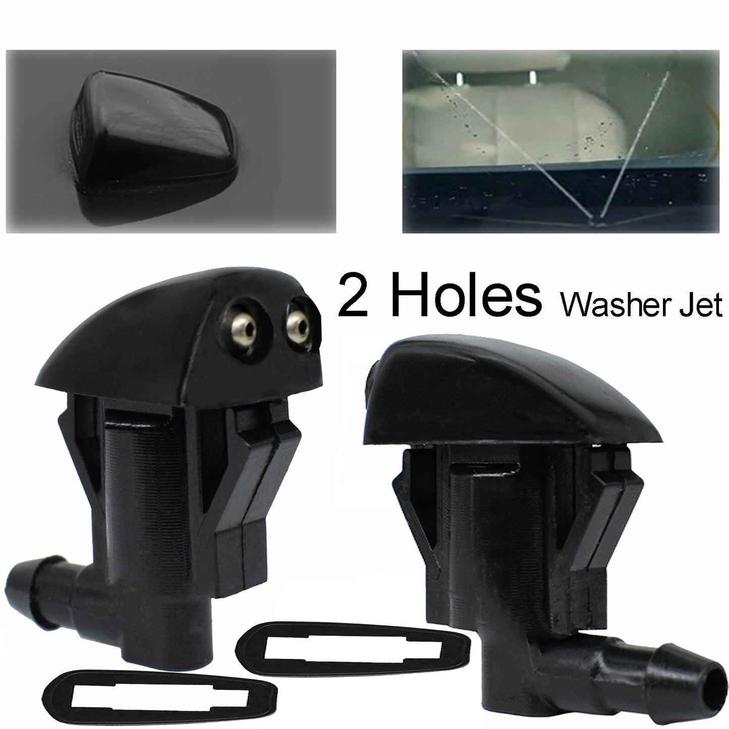 Washwater Nozzle Splash Nozzles Window Washer Nozzle for Jeep Grand Cherokee WW2 05+ Q