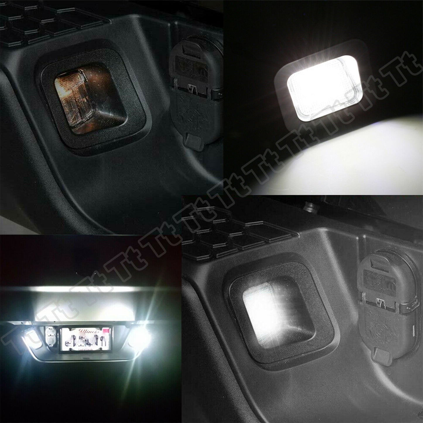 2 bright LED white light bulbs 2003 - 18 Jade Light for Ram 1500 2500 3500 Q