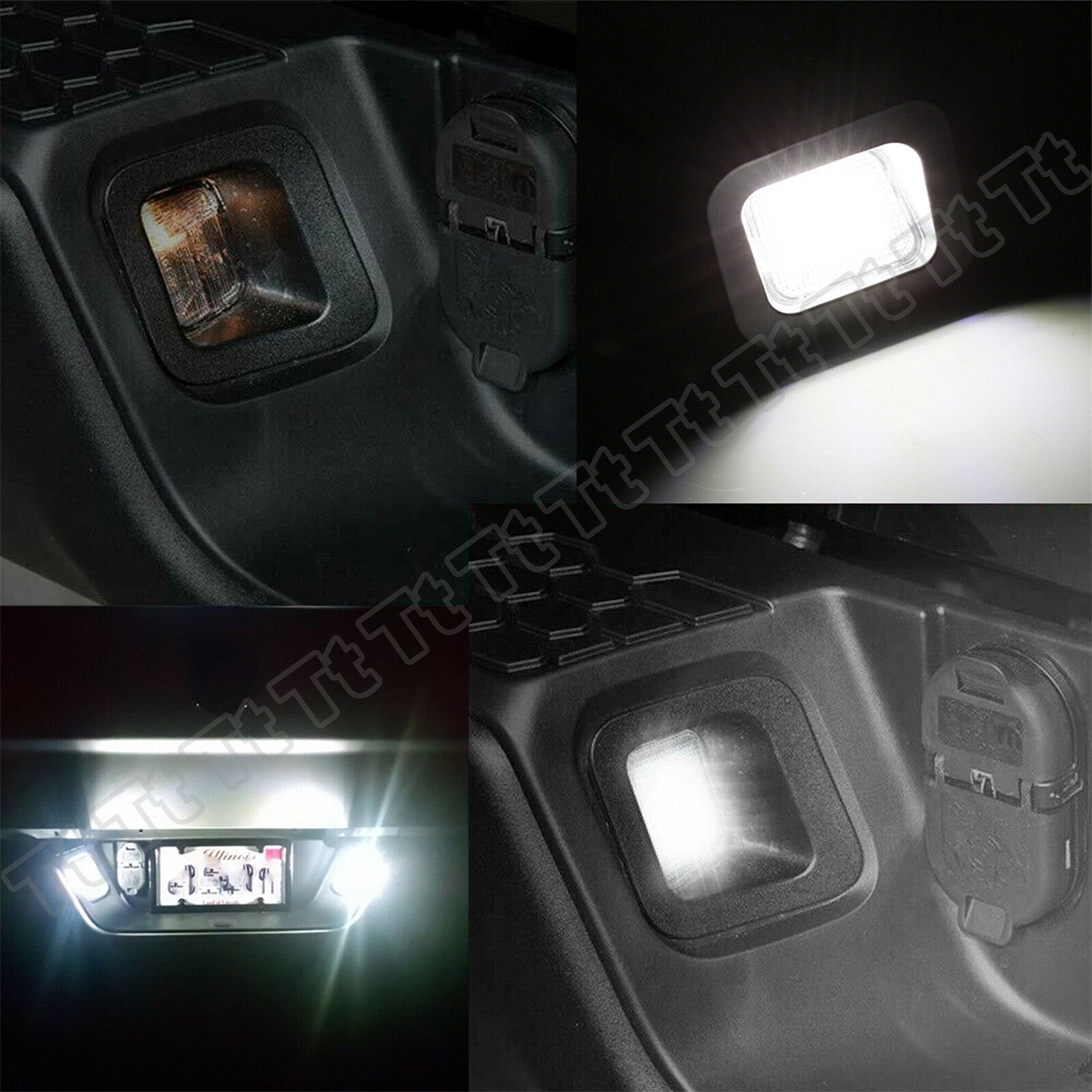 2 bright LED white light bulbs 2003 - 18 Jade Light for Ram 1500 2500 3500 Q