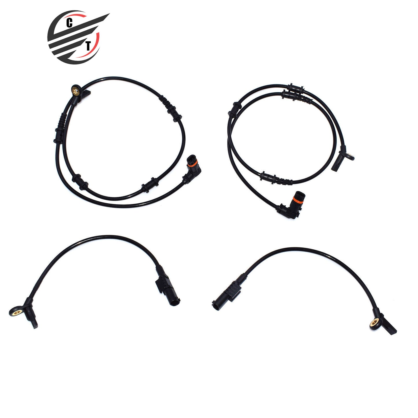 for Mercedes-Benz GL450 ML550 1645400717 ABS Wheel Speed Sensor Set 4 Front Rear