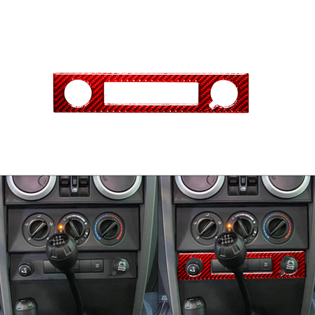 Red Carbon Fiber Outlet / Cigarette Lighter for Jeep for Wrangler 2007-2010 Type A