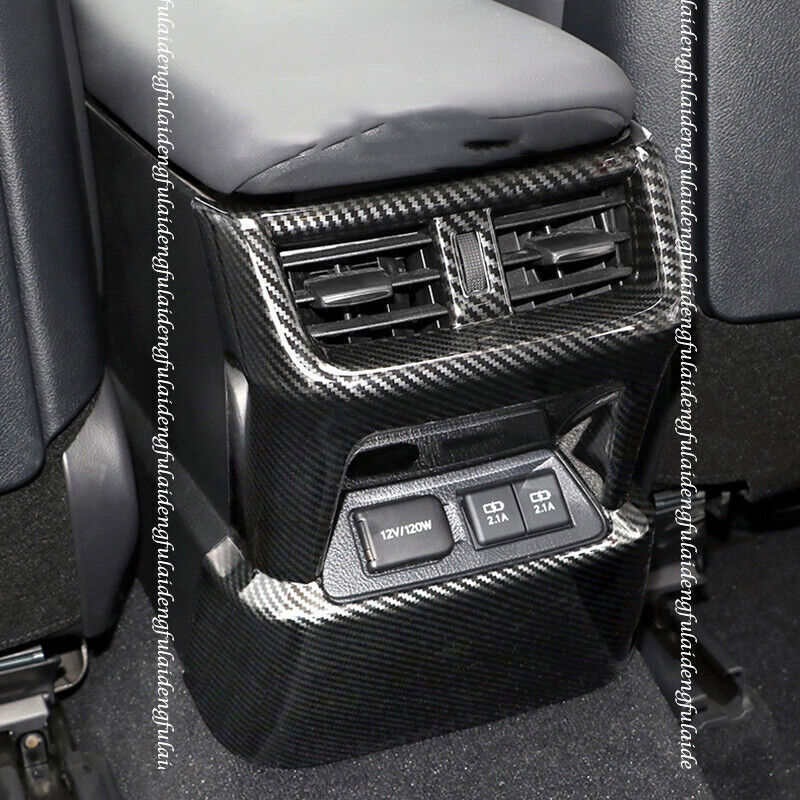 for Lexus ES350/300h/250 2019-2023 Carbon Fiber Rear Air Outlet Vent Panel Cover