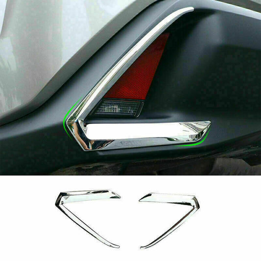 for Lexus UX 200 250h 260h 2019-22 Chrome Rear bumper Fog Light Lamp Cover Trim