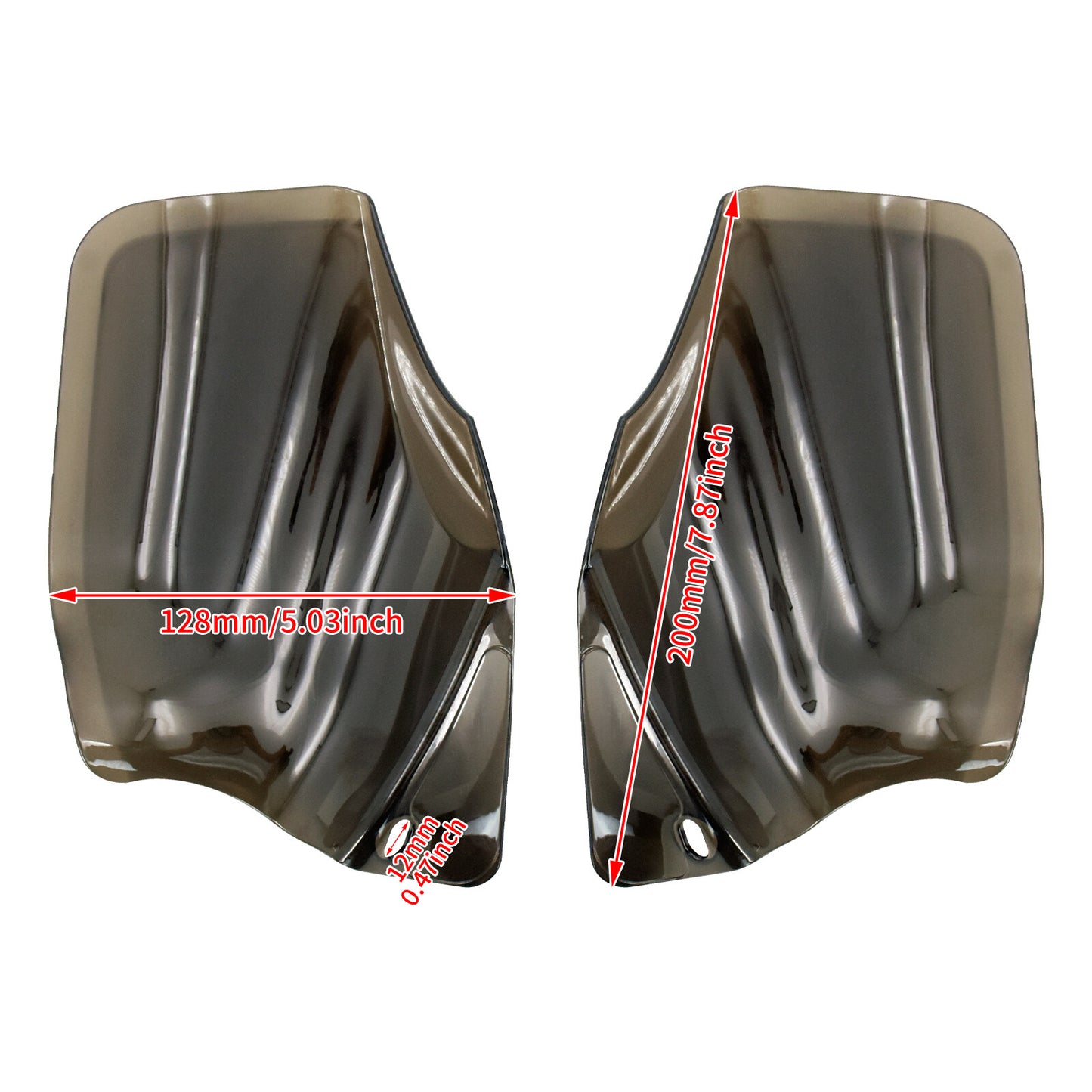 Smoke Saddle Shields Heat Deflectors Fits For Sportster Iron 883 1200 2014-2023