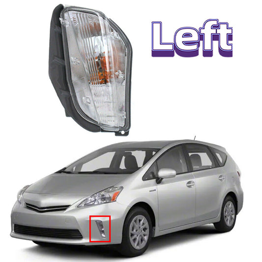 1Pcs for Toyota Prius V 2012 2013 2014 Left Front Bumper turn Signal Light