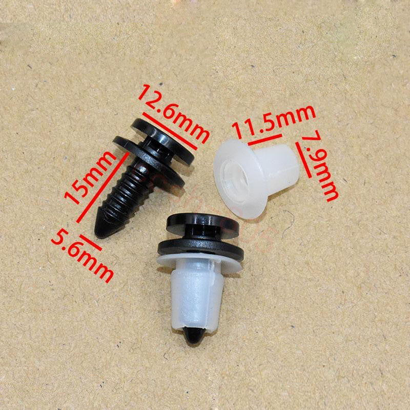 5 Sets Car Interior A-pillar Trim Retainer Clips for Vw