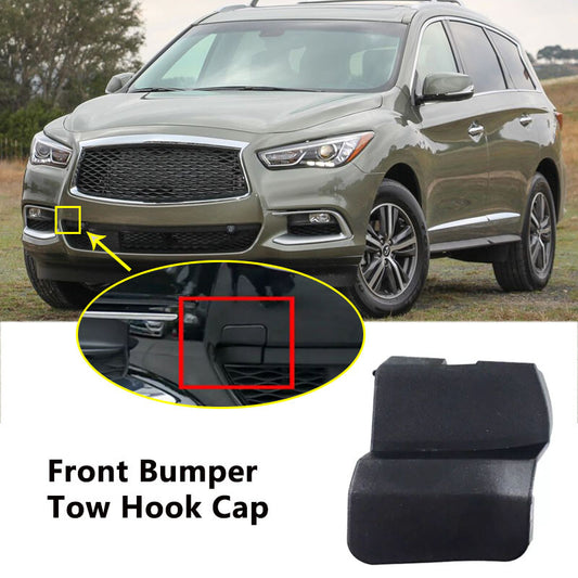 Front Bumper Tow Hook Cap Cover for Infiniti QX60 2016-2018 v