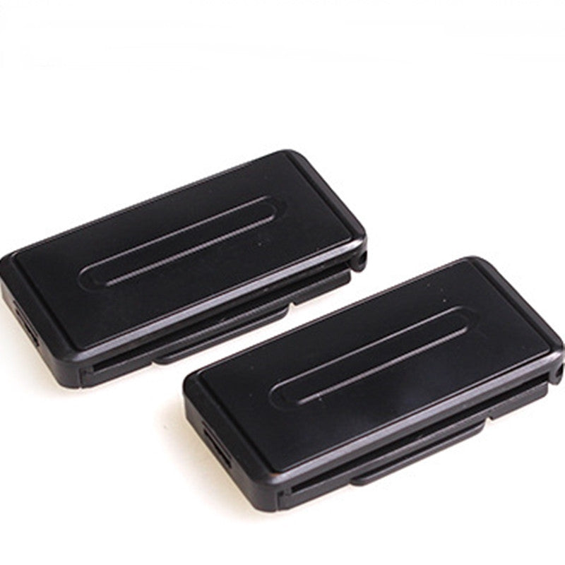 2Pcs Car Safety Belt Clip Adjustable for Seat Belts Holder Stopper Buckle Clamp