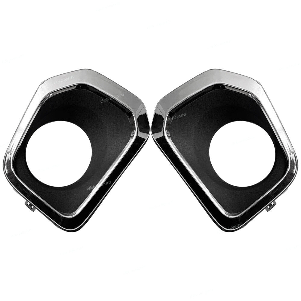 2pcs for Toyota Tacoma Fog Light Bezel 2016-2020 Chrome Front Left+Right