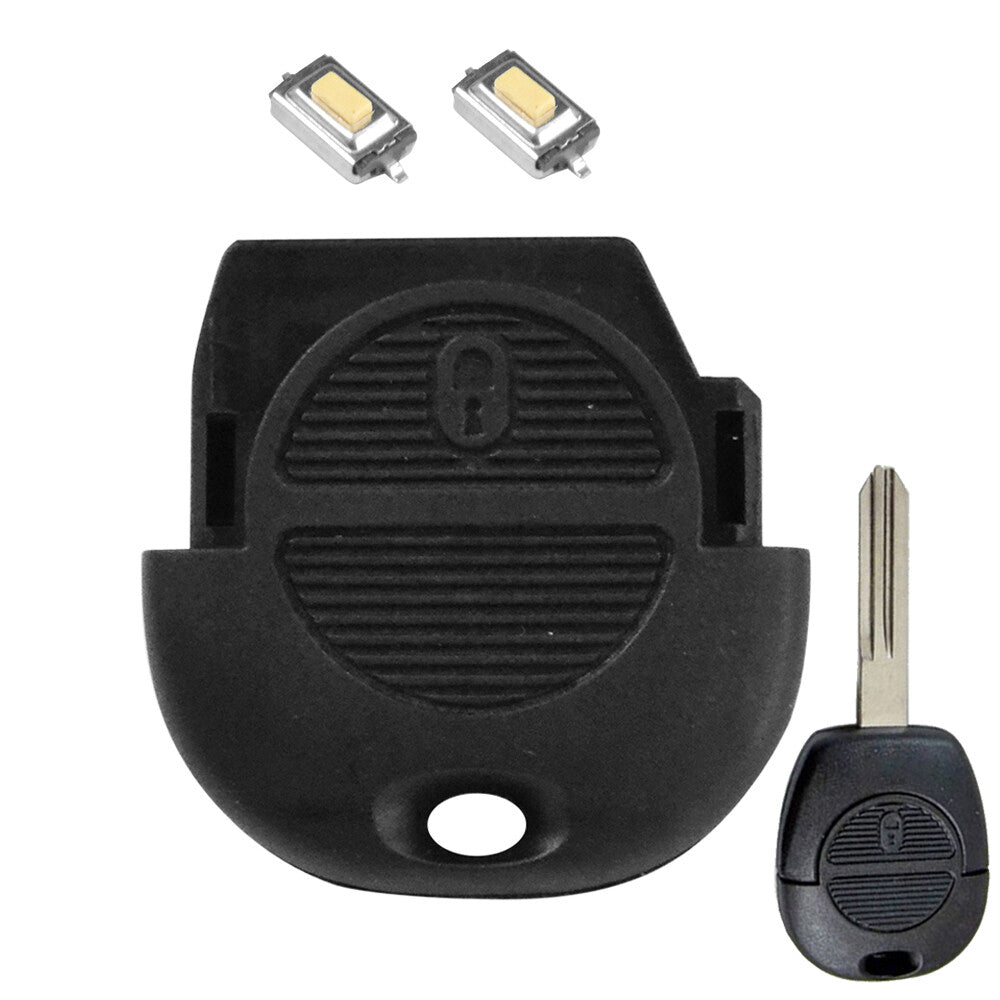 2 Buttons Key Shell Replacement Repair for Nissan Micra Almera X-Trail Patrol AU