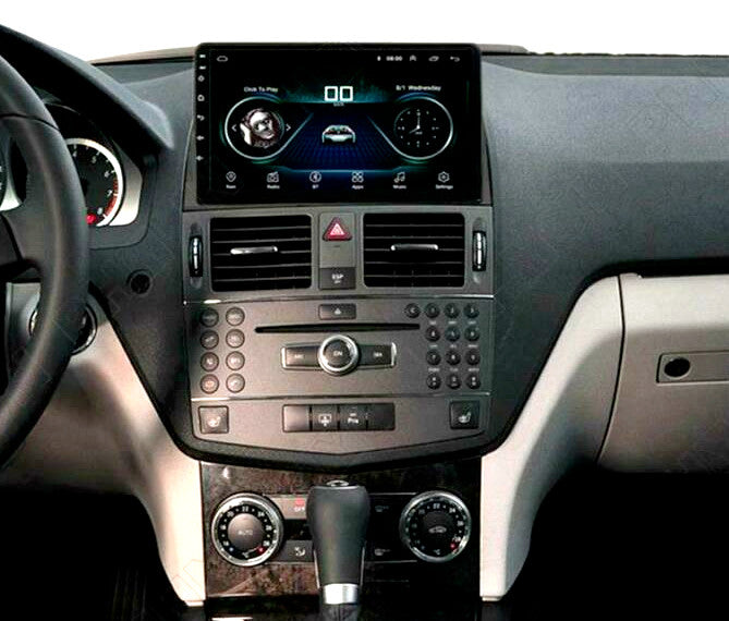 Android Head 9-inch CarPlay Auto Unit for 2007-2010 C-Class W204 S204 n