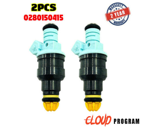 2 Pcs Fuel Injectors 0280150415 For 323i 323is 325i 325is 525iT 2.5L M3 3.0L v