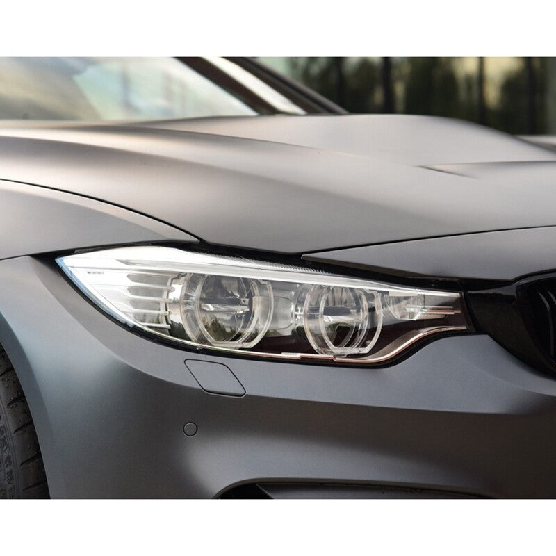Headlight lens covers (left and right) suitable for BMW M4, F80, F82, F32, F33, F36 (2013-20)