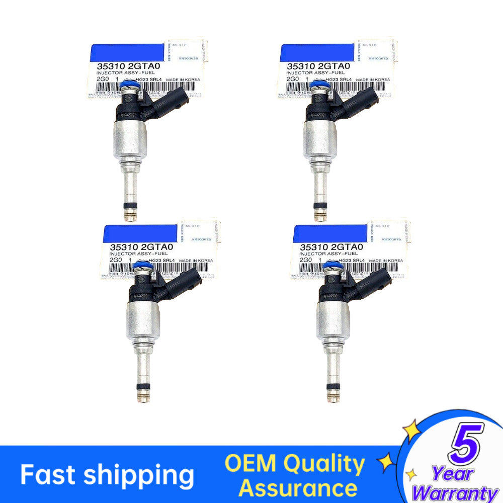 4PCS Fuel Injector for Hyundai Sonata for Kia Sorento 2015-2017 35310-2GTA0
