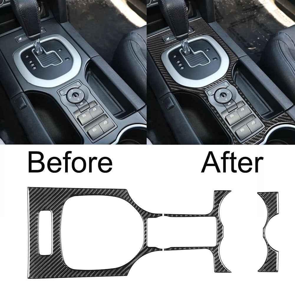 Real Carbon Fiber Center Console Gear Shift Panel Cover for Pontiac G8 2008-2009