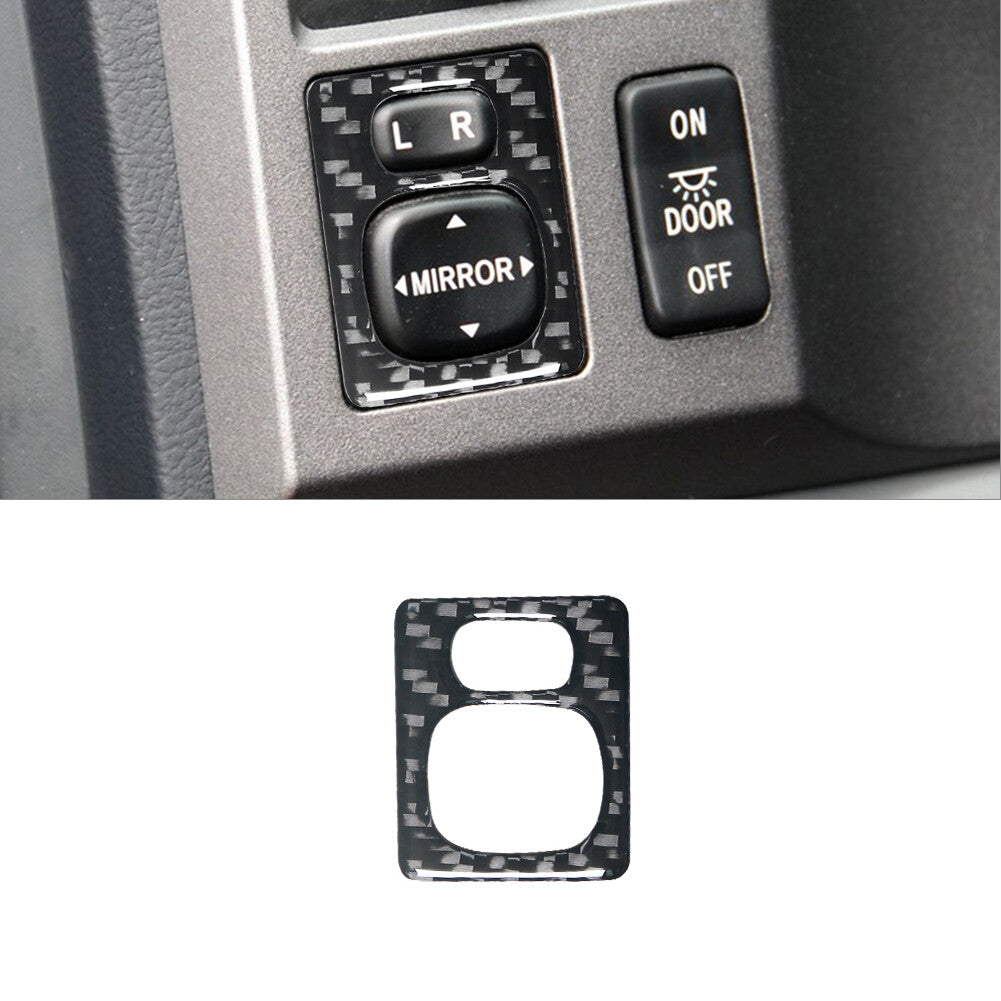 Red Carbon Fiber Manual Climate Control Lower Cover Trim for Camry 07-11 v