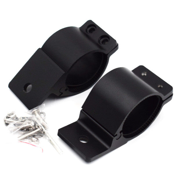2-piece clamping round tube mounting bracket for 49-54mm bull rod LED work light - n