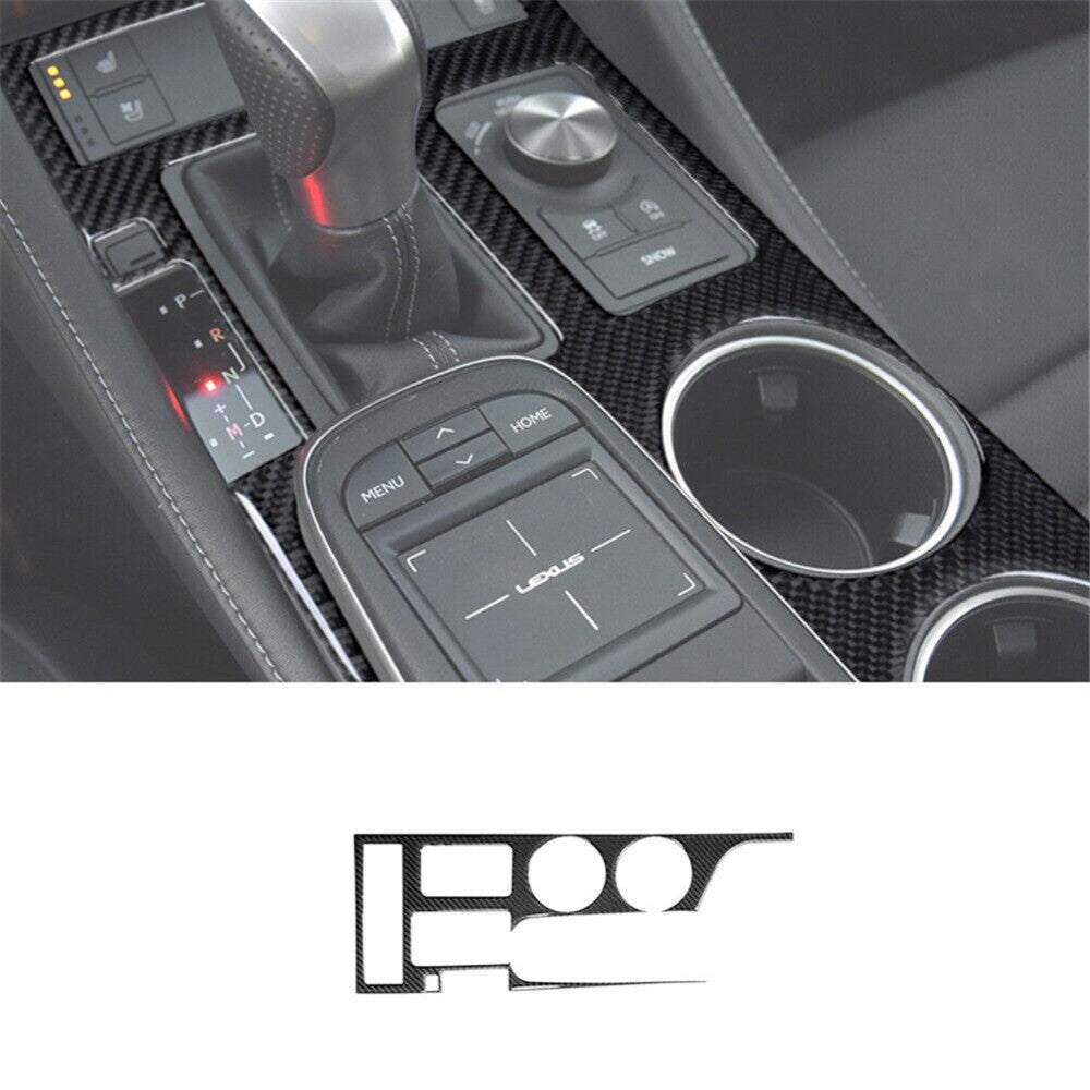 Carbon Fiber Gear Shift Panel Cover Trim for Lexus RC300 350 200T 2015-2020 New n