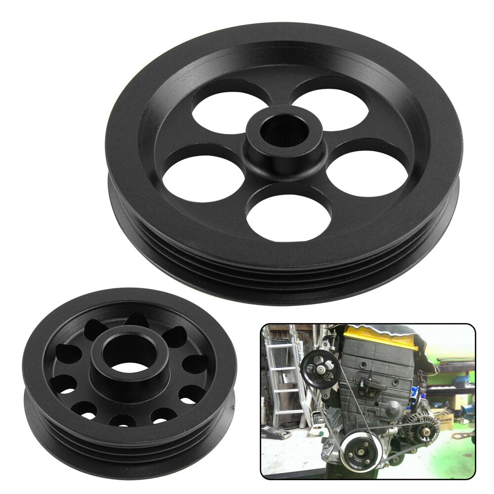 2PCS Alternator Pulley For Integra DC B16a B16b b18c for Honda for Civic EG EK 92-01 BK