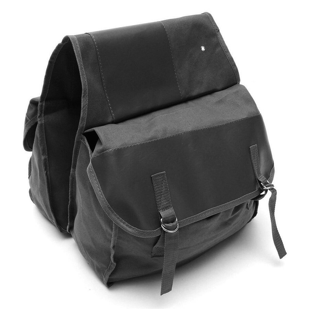 Accessory Motorcycle Saddle Bag Side Saddlebags Trunk Luggage Tool Bag Black Q
