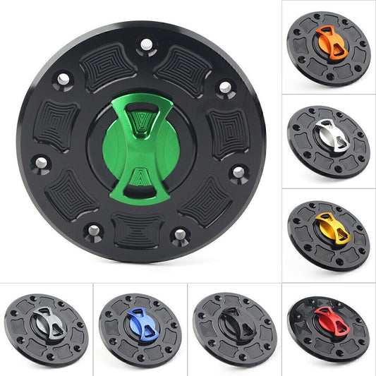 for Kawasaki ZRX-1100 1999-2000 Motorcycle Oil Cover Keyless Fuel Tank Gas Cap Q