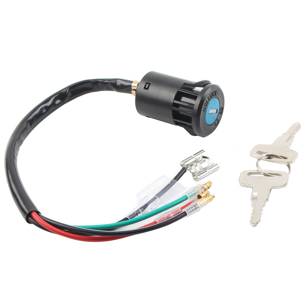 4 Wire Ignition Key Lock Switch Replacement Fit 50-250cc for Mini Quad ATV Dirt Bike Q