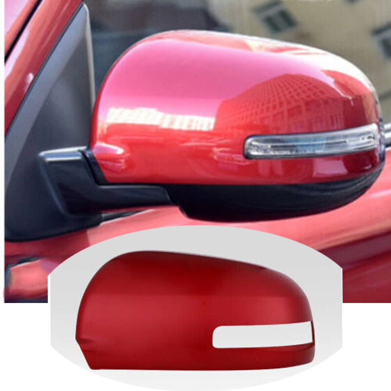 For 2013-18 for Mitsubishi Outlander Rear View Side Mirror Housing Cover Red Left