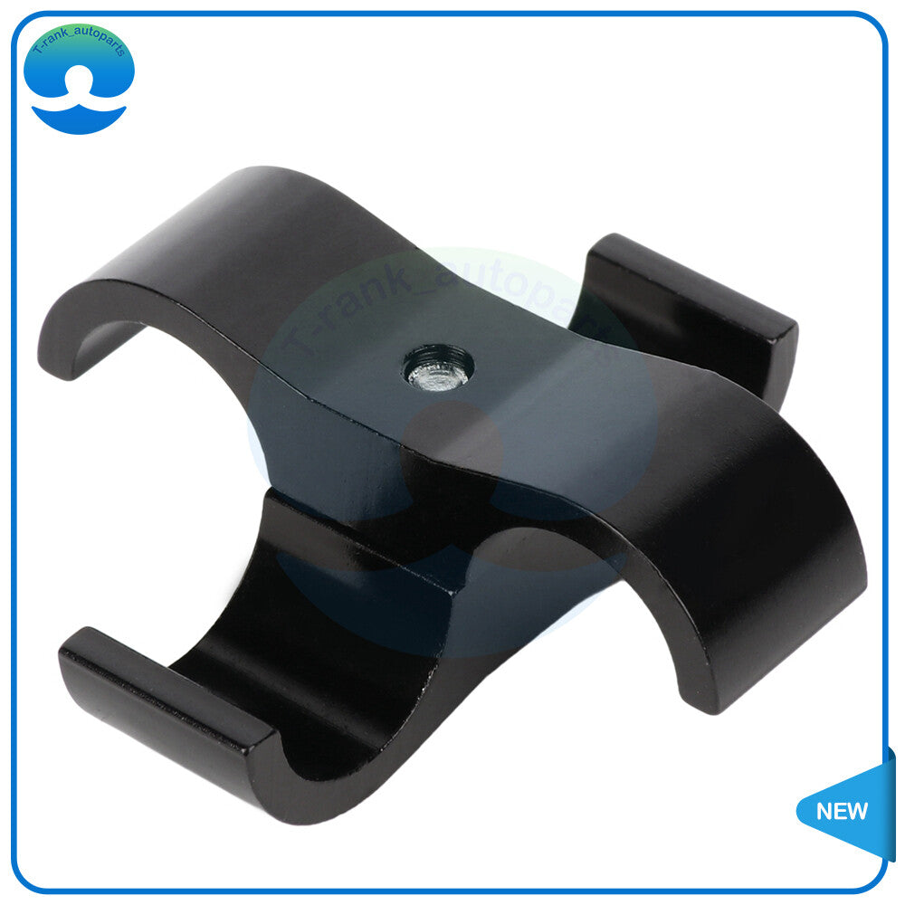4PCS 6AN Hose Separator Clamp For Oil Fuel Hose Line Black Aluminum Adapter