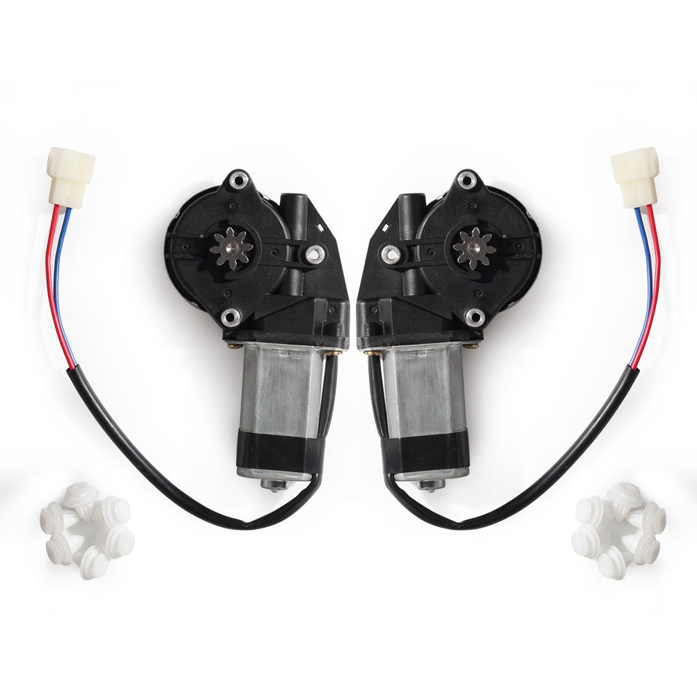 1 dual 12V power window regulator motor (3 holes + 8-tooth gear)