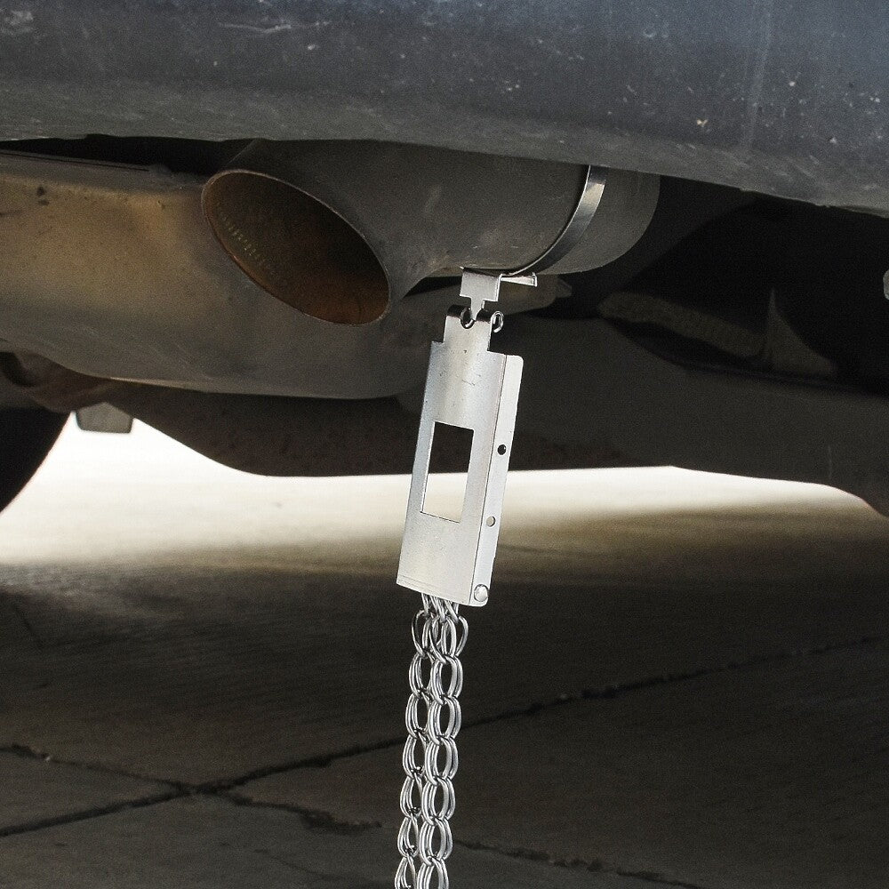 Vehicle Car Metal Electrostatic Belt Strap Earth Belt Ground Wire Strap Silver