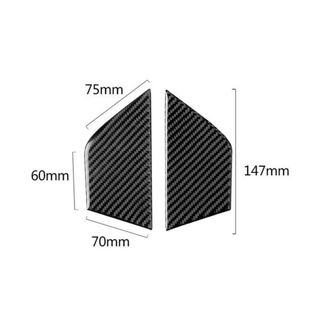 1 Set Carbon Fiber Door Handle Cover Trim Sticker for Mercedes-Benz C Class W204 Q