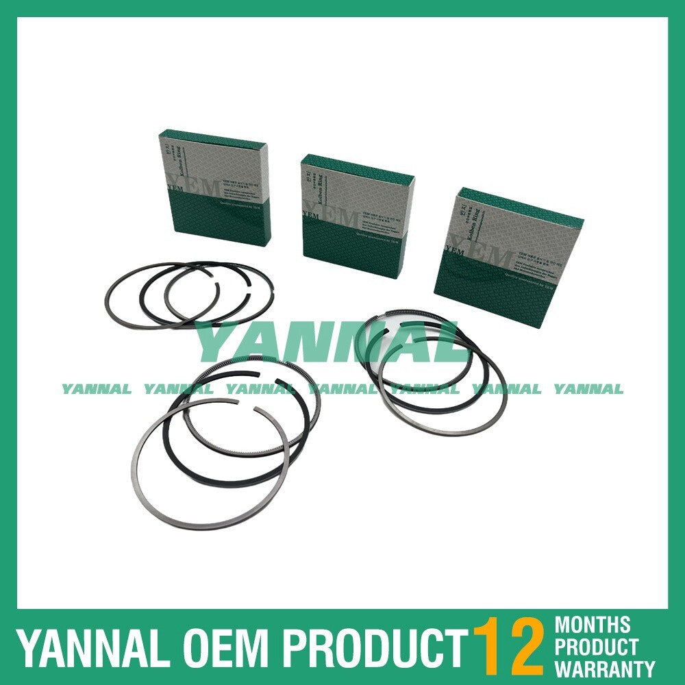 3 new C1.1 Piston Ring Kit STD for Caterpillar 301.5 Excavators