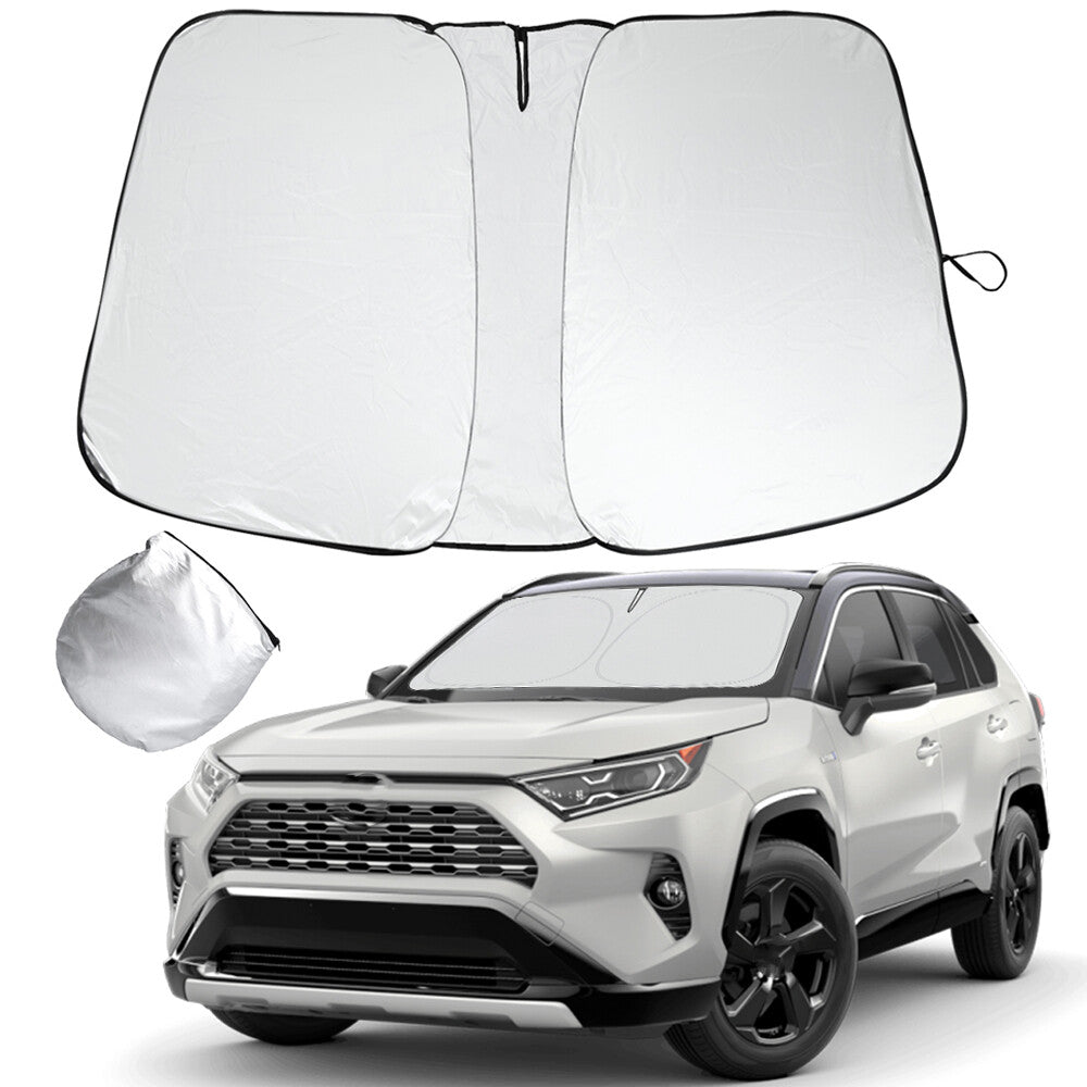 Windshield sunshade for Highlander 08-13 - Foldable protective cover. n