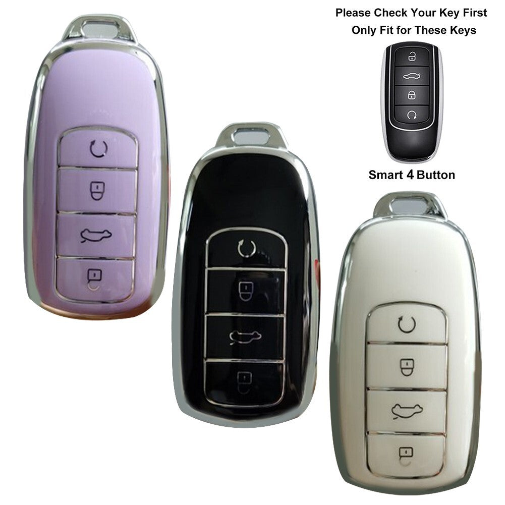 TPU Car Key Case Cover Protector Shell Fob for Chery For Tiggo 8 Pro 5 Plus 7pro v