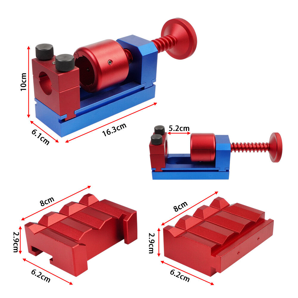 AN4-AN12 Fuel Line Fittings Installation Tool Fuel Hose Repair Tool Kit Red&Blue Q