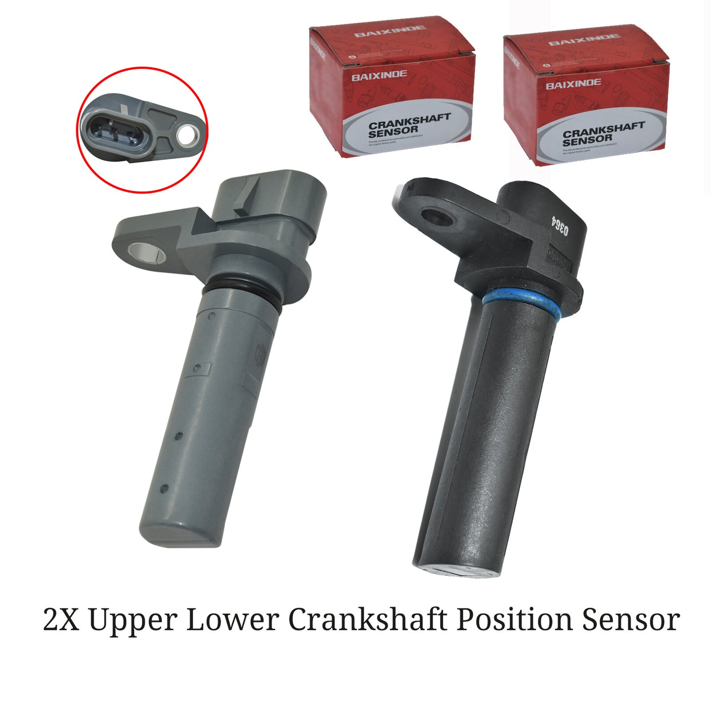 2pcs Crankshaft Position Sensor for Cadillac Eldorado DeVille 12575482 12575481