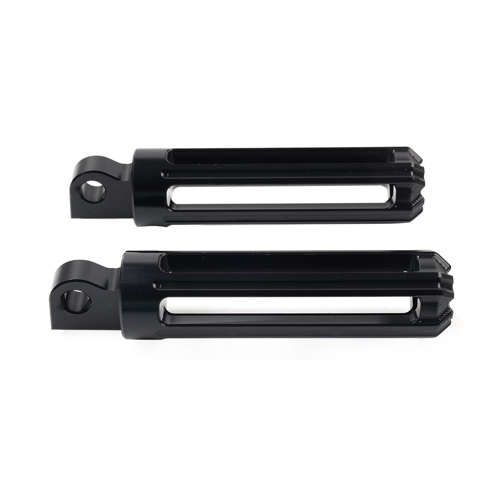 Pair Male Mount Foot Pegs Footrests for Harley Touring Sportster Softail Dyna Q