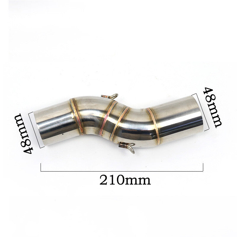 Mid Link Pipe For TRK502X SlipOn Stainless Steel Exhaust Connected Modify System