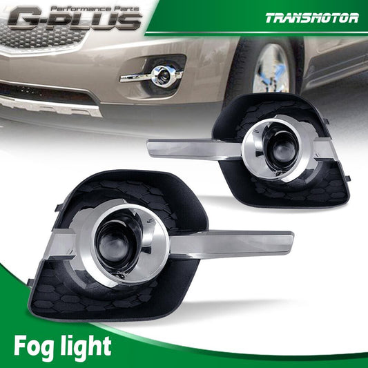 Fits 10-16 for EQUINOX 1 PAIR CLEAR LENS BUMPER FOG LIGHT RUNNING LIGHT KITS - v