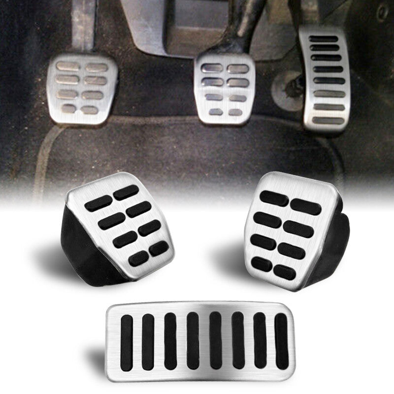 3pcs Clutch Gas Brake Foot Pedal Cover for VW for Bora for Golf MK3 MK4 Vento Lupo Polo