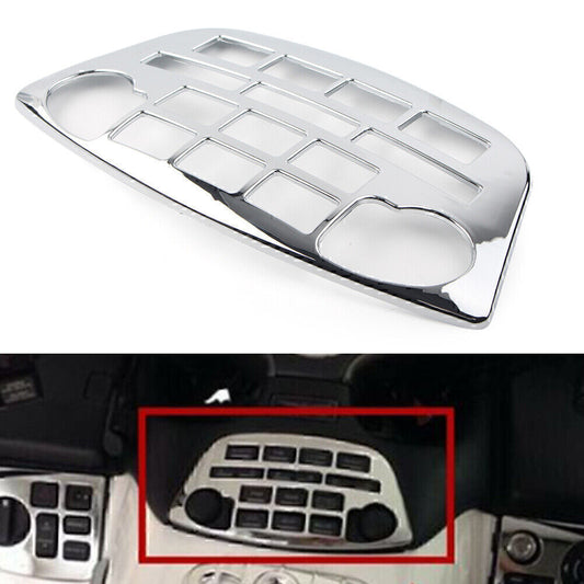 Show Radio Accent Panel Decoration Chrome for Honda Goldwing GL1800 2001-2011 Q