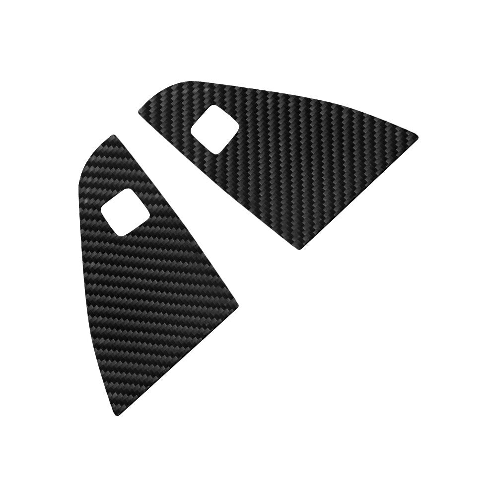 2Pcs Carbon Fiber Door Handle Decorative Cover Trim for Mustang 2005-2009 v