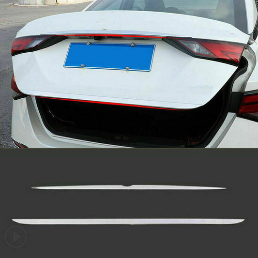 for Nissan Sentra 2020-2022 Stainless Chrome Trunk Tailgate Lid Strip Cover Trim