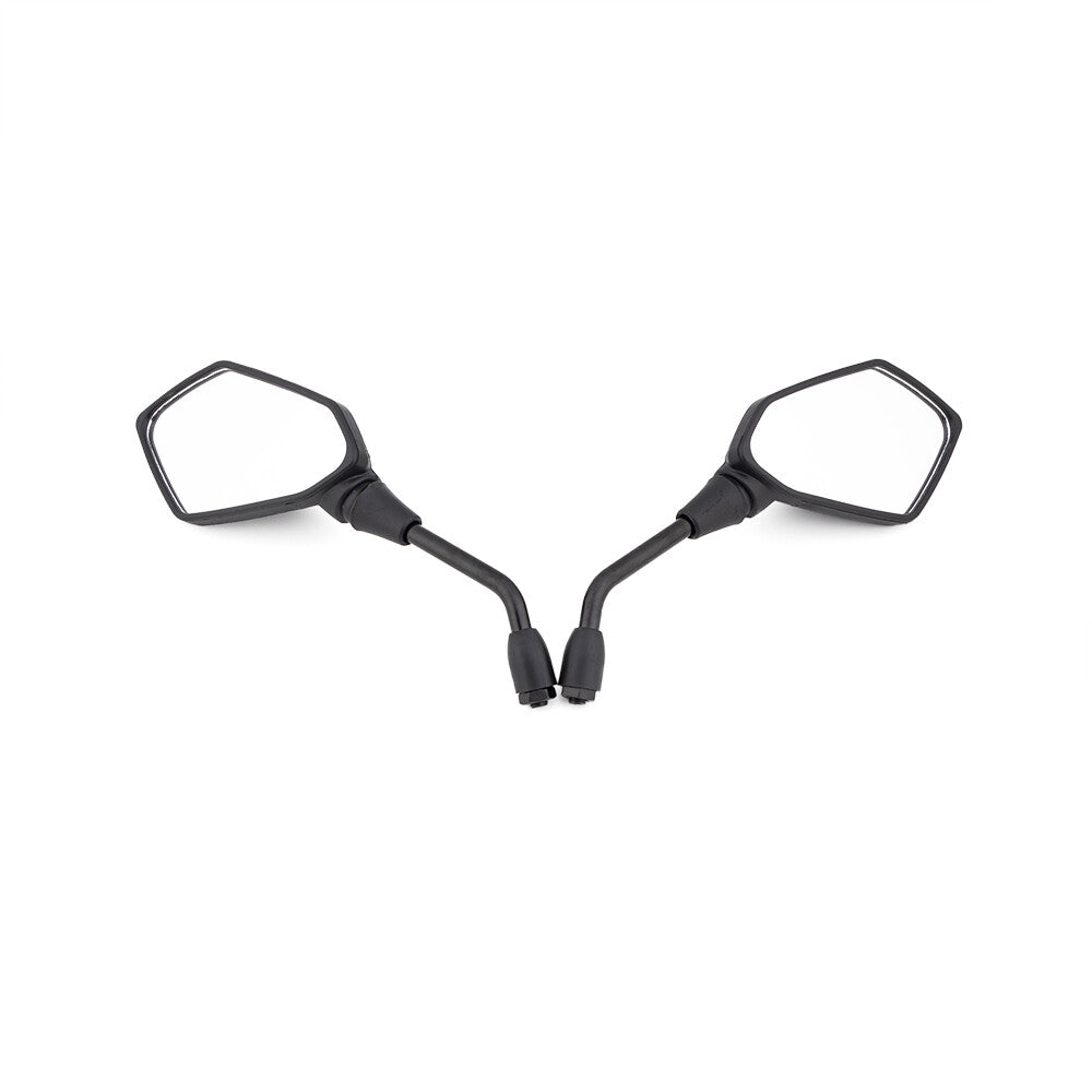 Motorcycle 8mm 10mm Clockwise Electromobile Side Convex Mirror Rearview Mirrors Q